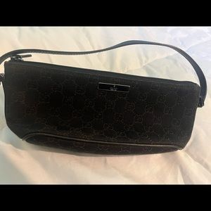 Authentic Gucci Monogram Canvas Pochette